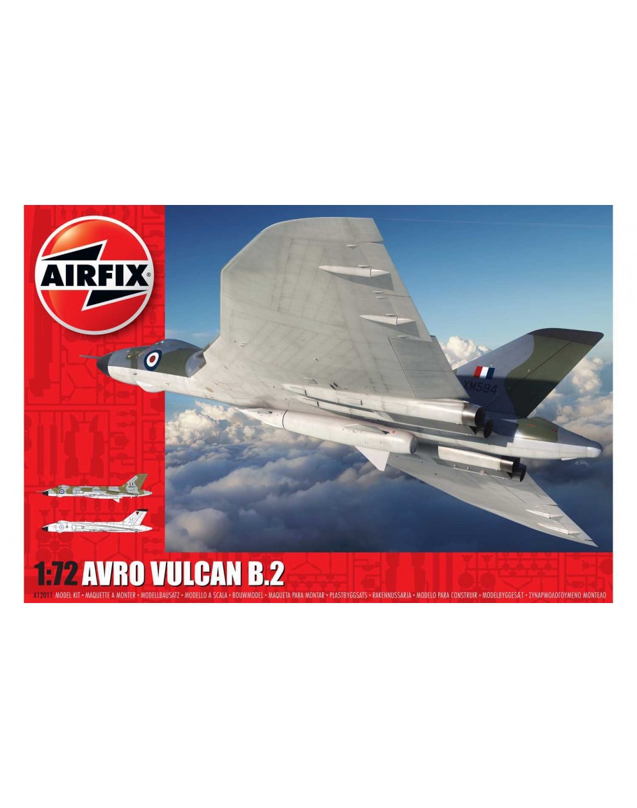 AIRFIX 1/72 SCALE MODEL AIRCRAFT KIT - A12011 - Avro Vulcan B.2